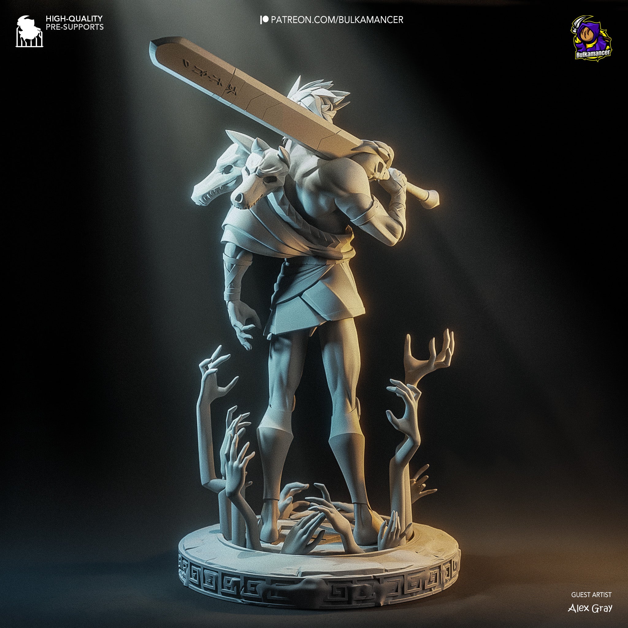Zagreus Garage Kit Figure - Hades | Bulkamancer Sculpts