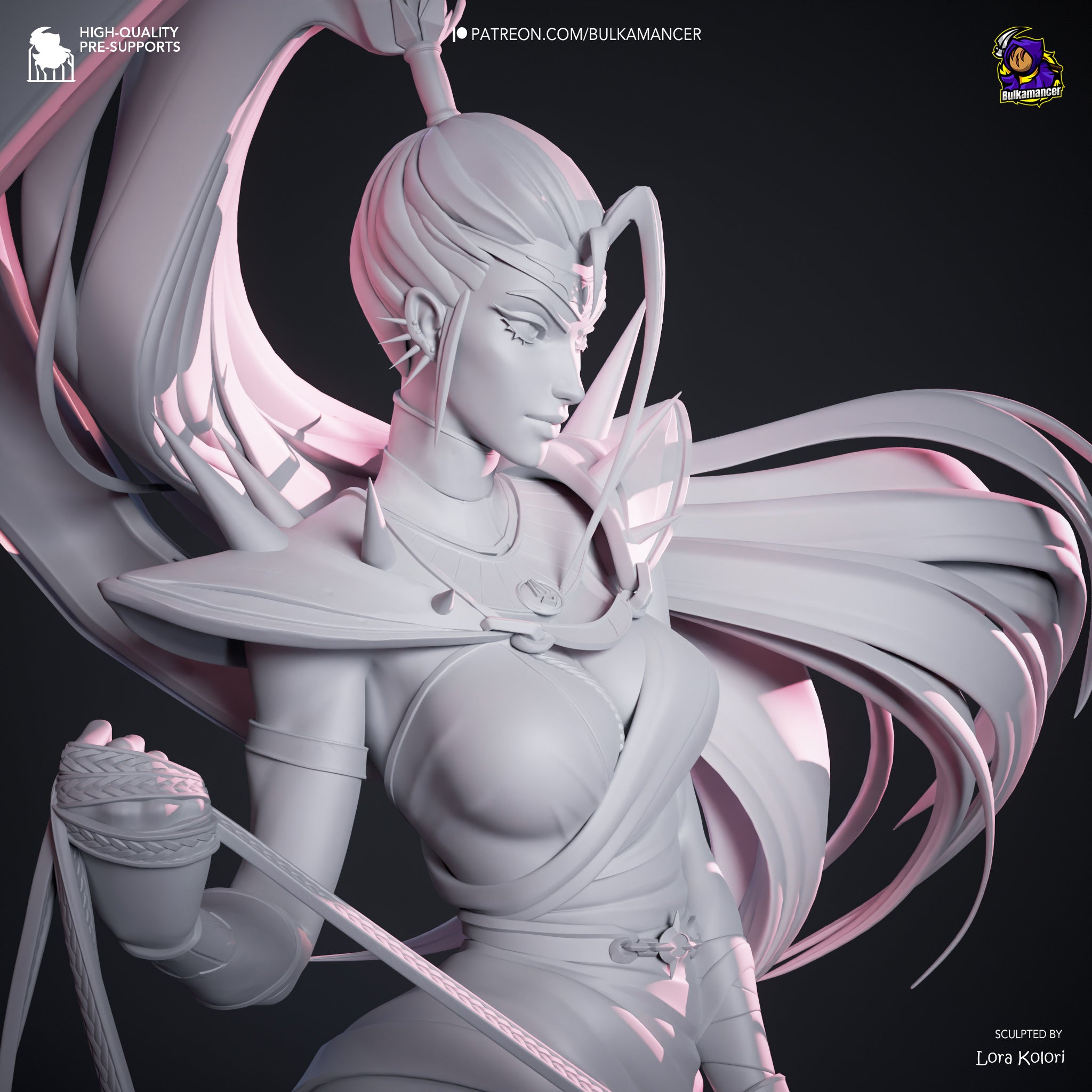 Megaera Garage Kit Figure - Hades | Bulkamancer Sculpts