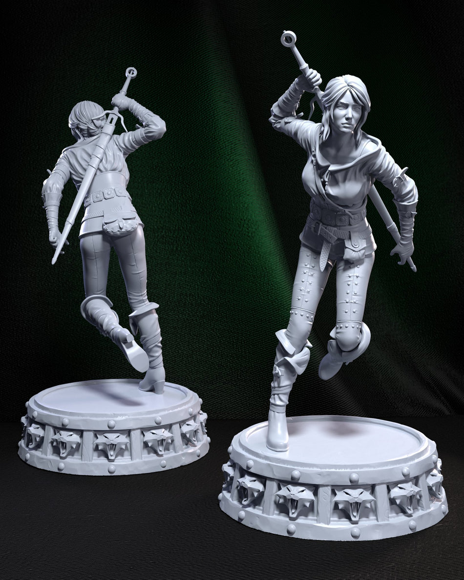 Ciri Figure - Trisagion Models