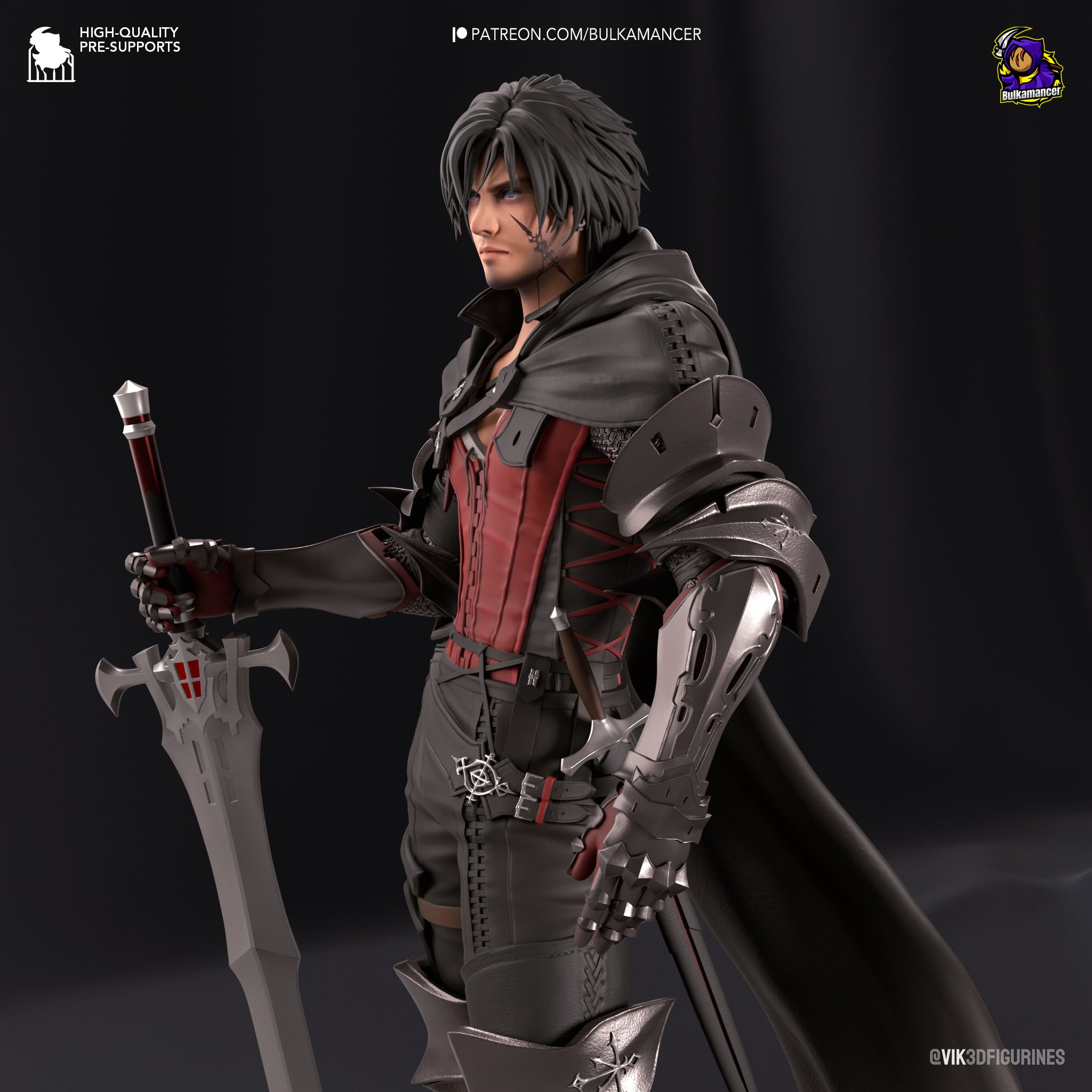 Clive Rosfield Garage Kit Figure (Final Fantasy) – Trisagion Models