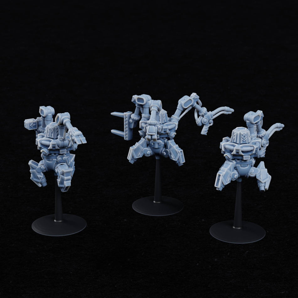 Clockwork Servants (Flyers, Spiders or Tracks) - Federation of Tyr - Trisagion Models