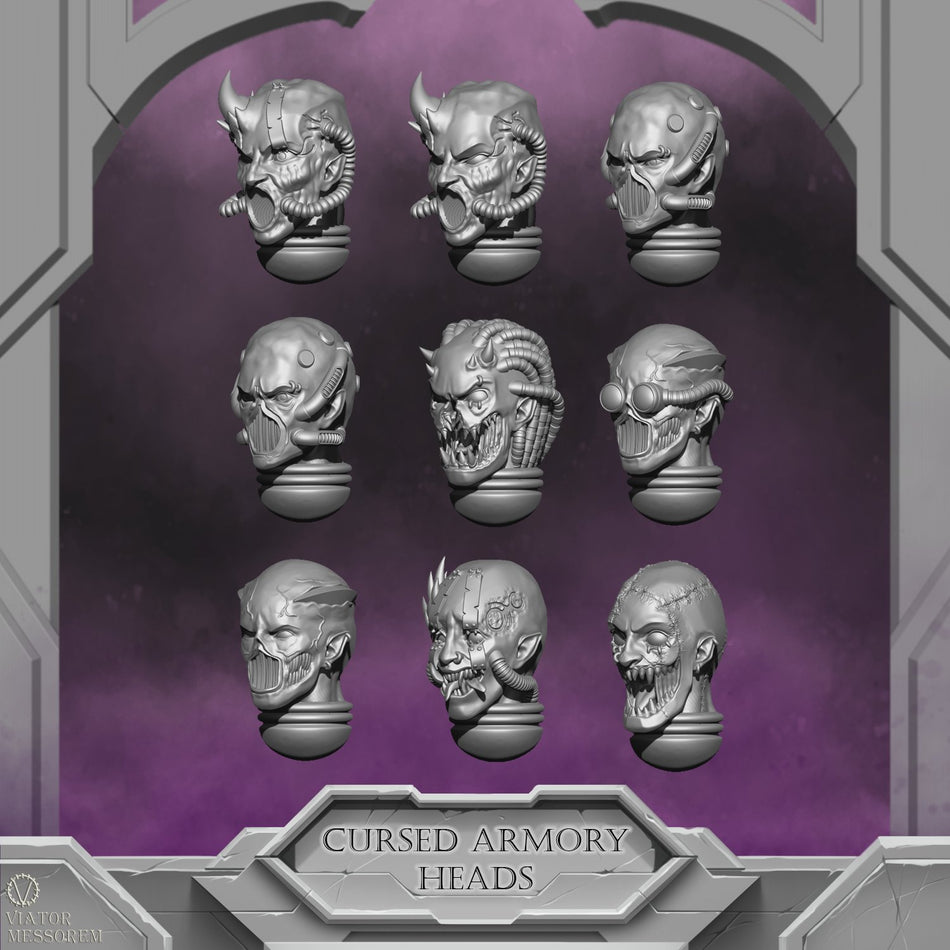 Cursed Armory: Heads - Trisagion Models