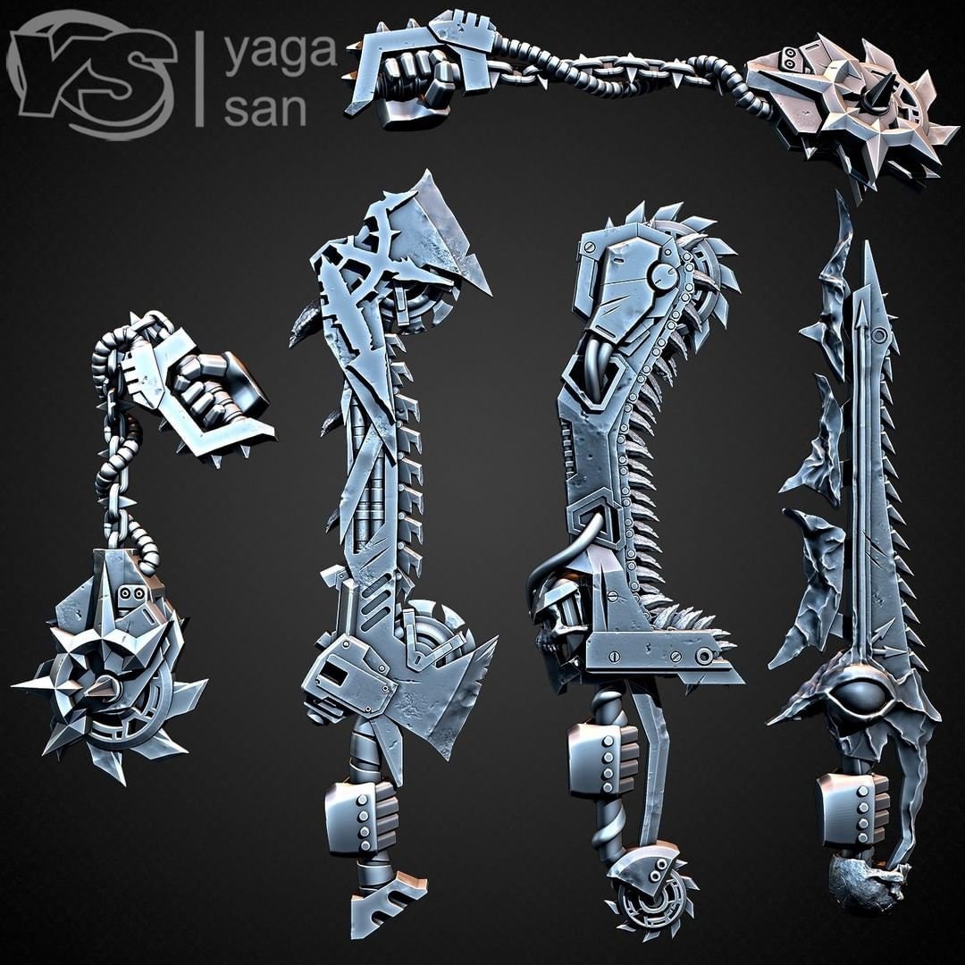 CW Chainsaw Sword Pack - Trisagion Models