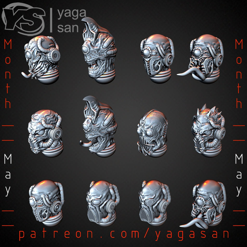 CW Emperor's Sons Heads Pack - Trisagion Models