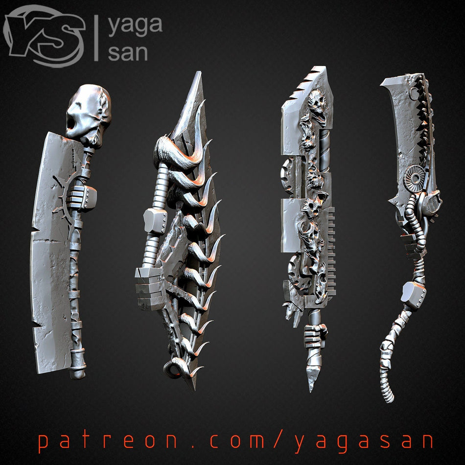 CW Greatswords Weapon Pack - Trisagion Models