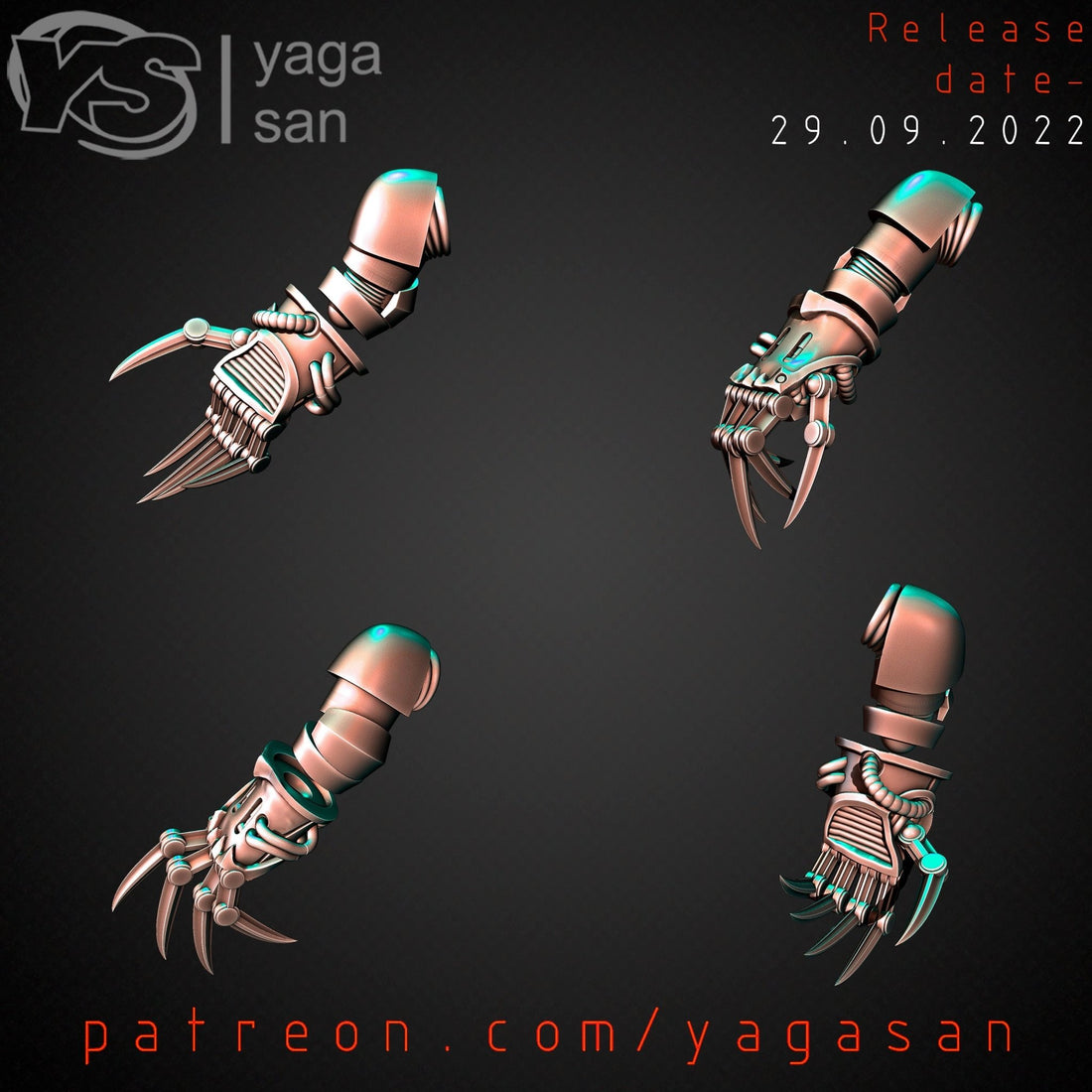 Claws Aaa CW Power Claws – Trisagion Models