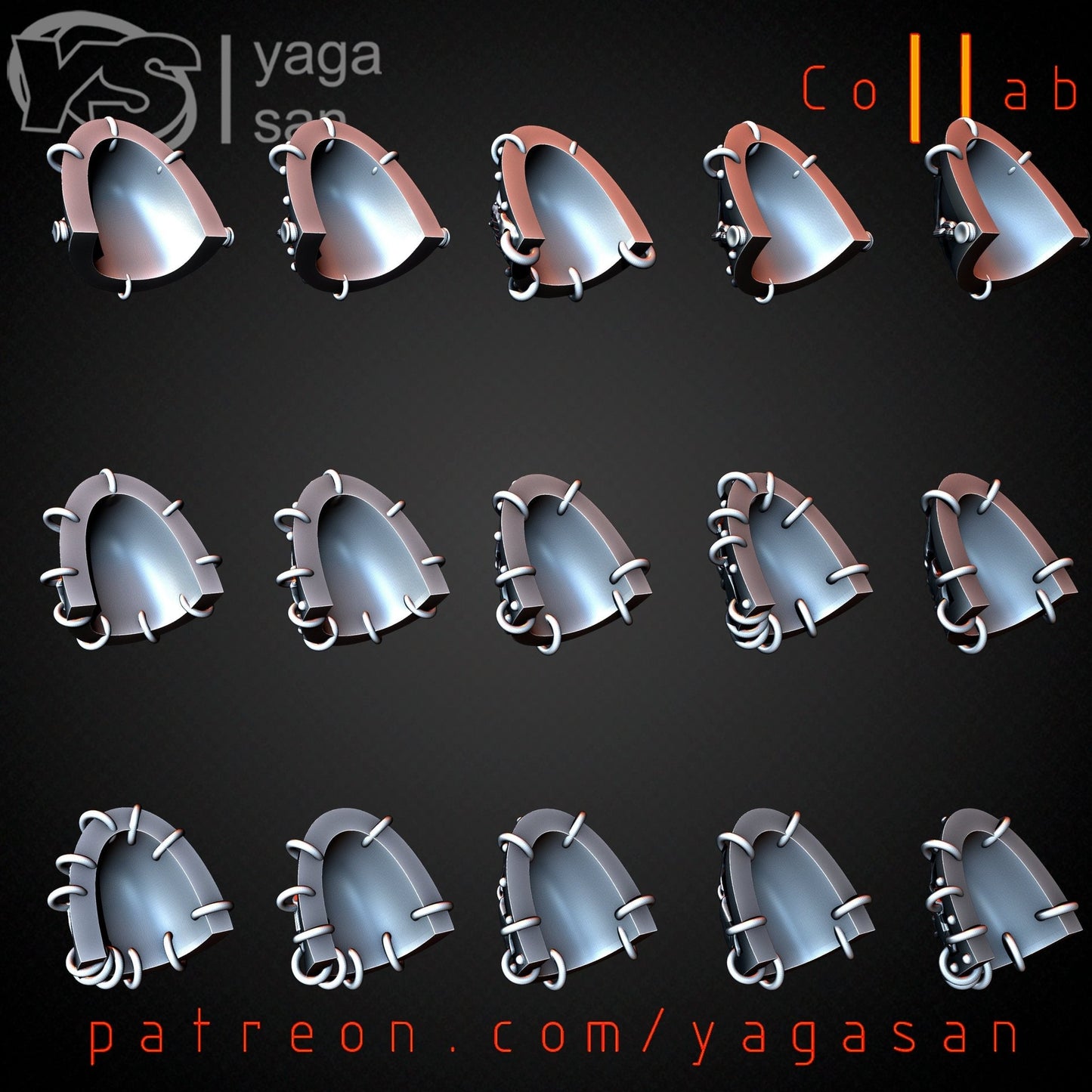 CW Shoulderpad Pack C - Trisagion Models