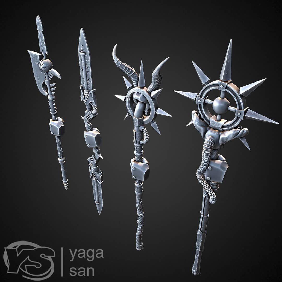 Tri Weapon CW Weapons Pack A – Trisagion Models