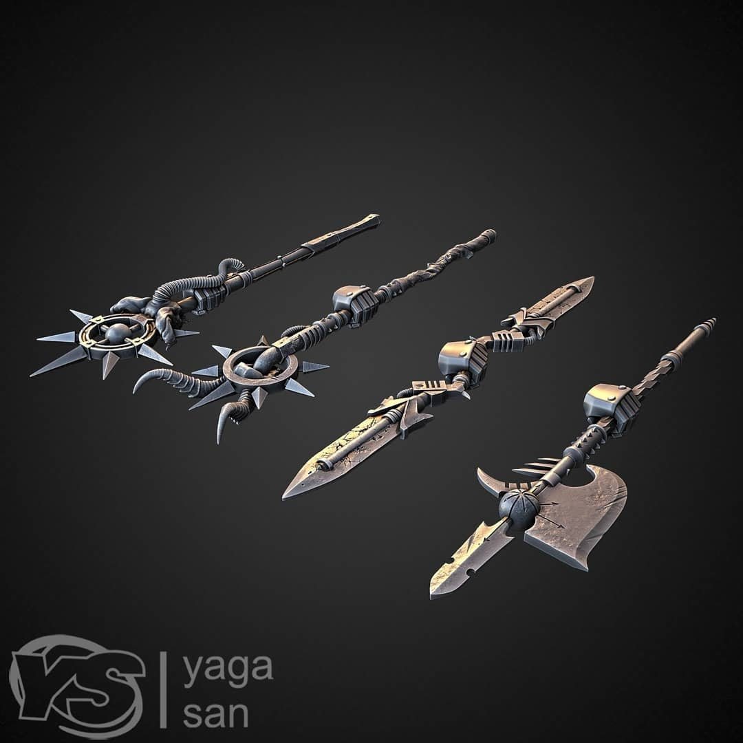 Tri Weapon CW Weapons Pack A – Trisagion Models