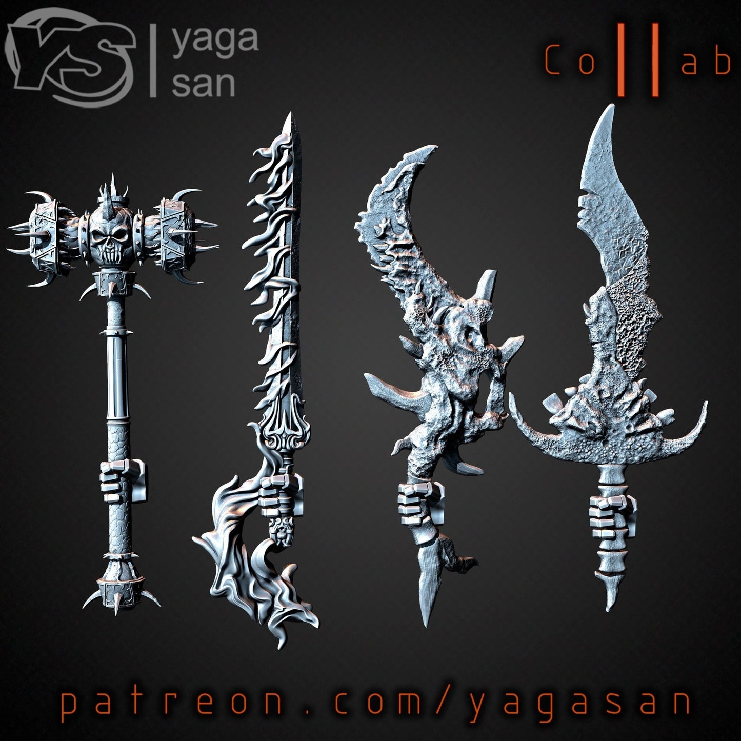 CW Weapons Pack C - Trisagion Models