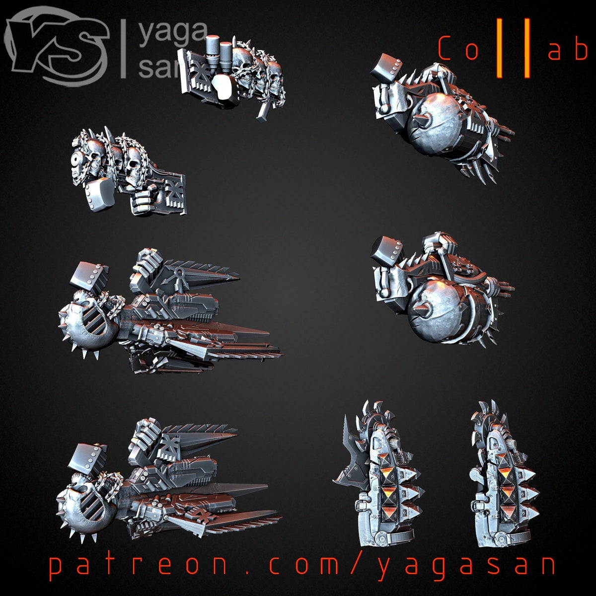 Tri Weapon CW Weapons Pack E - Trisagion Models
