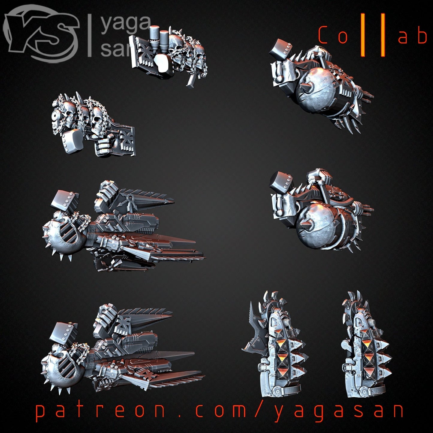 CW Weapons Pack E - Trisagion Models