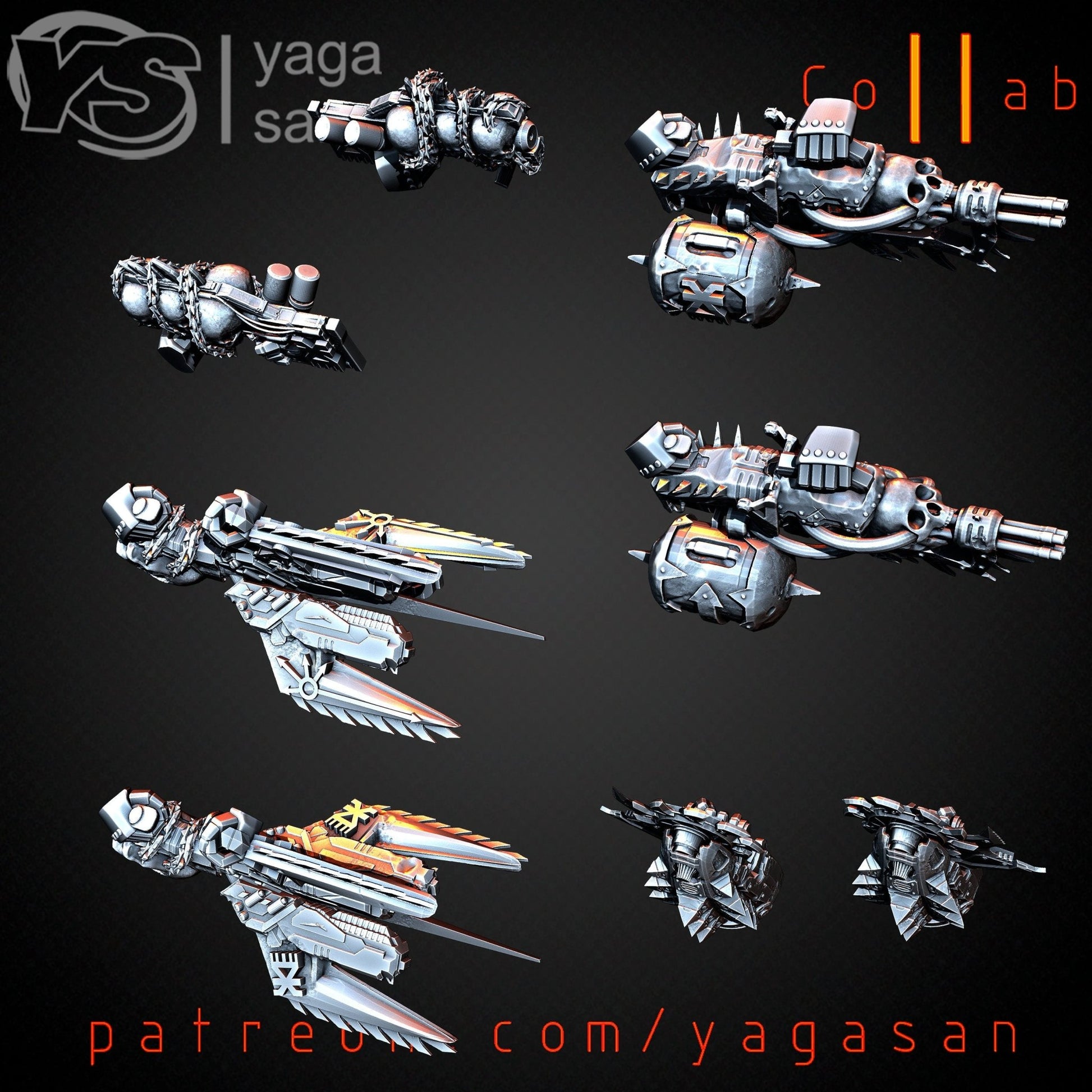 CW Weapons Pack E - Trisagion Models