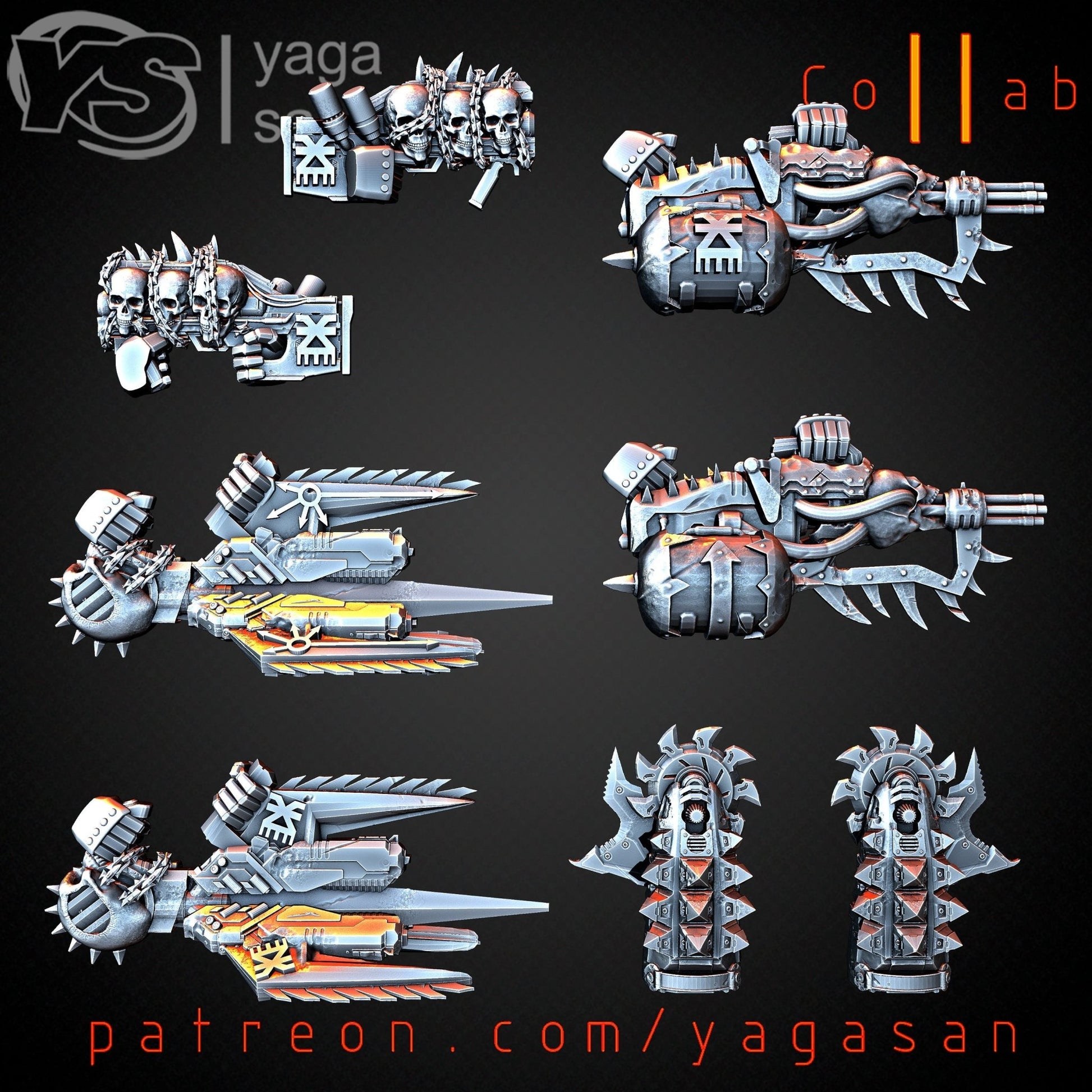 CW Weapons Pack E - Trisagion Models