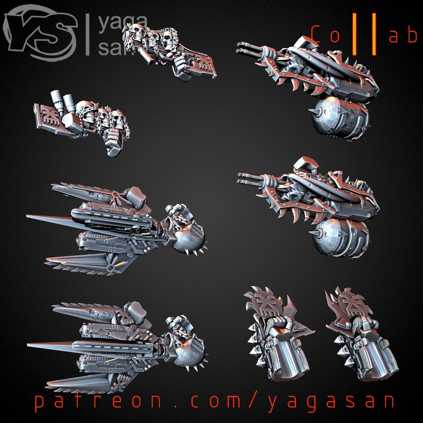 CW Weapons Pack E - Trisagion Models