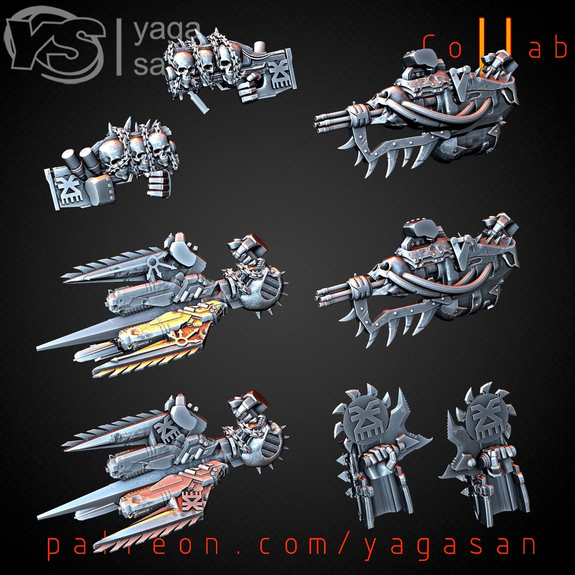 CW Weapons Pack E - Trisagion Models