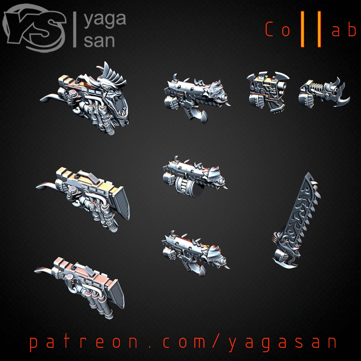 CW Weapons Pack F - Trisagion Models