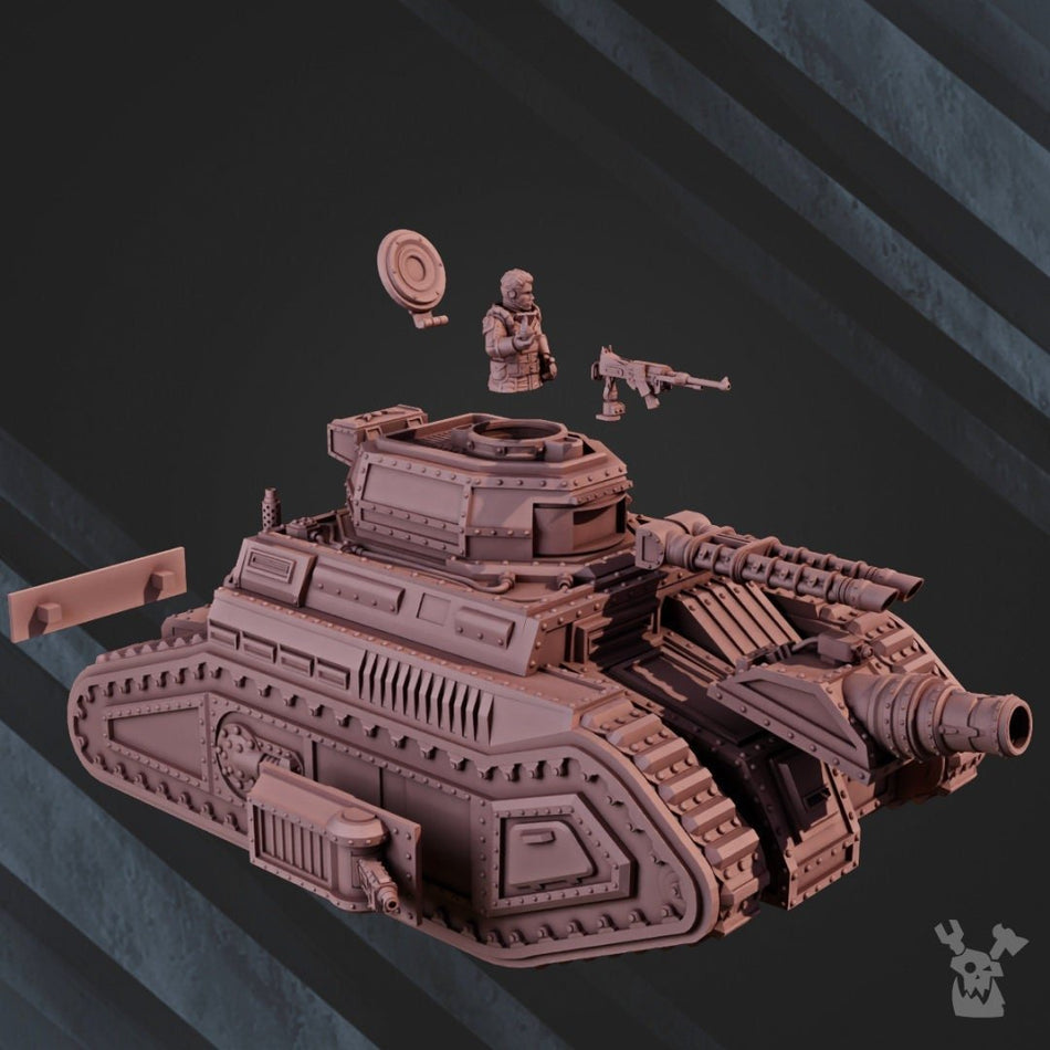 Dragon III Support Battle Tank - Trisagion Models