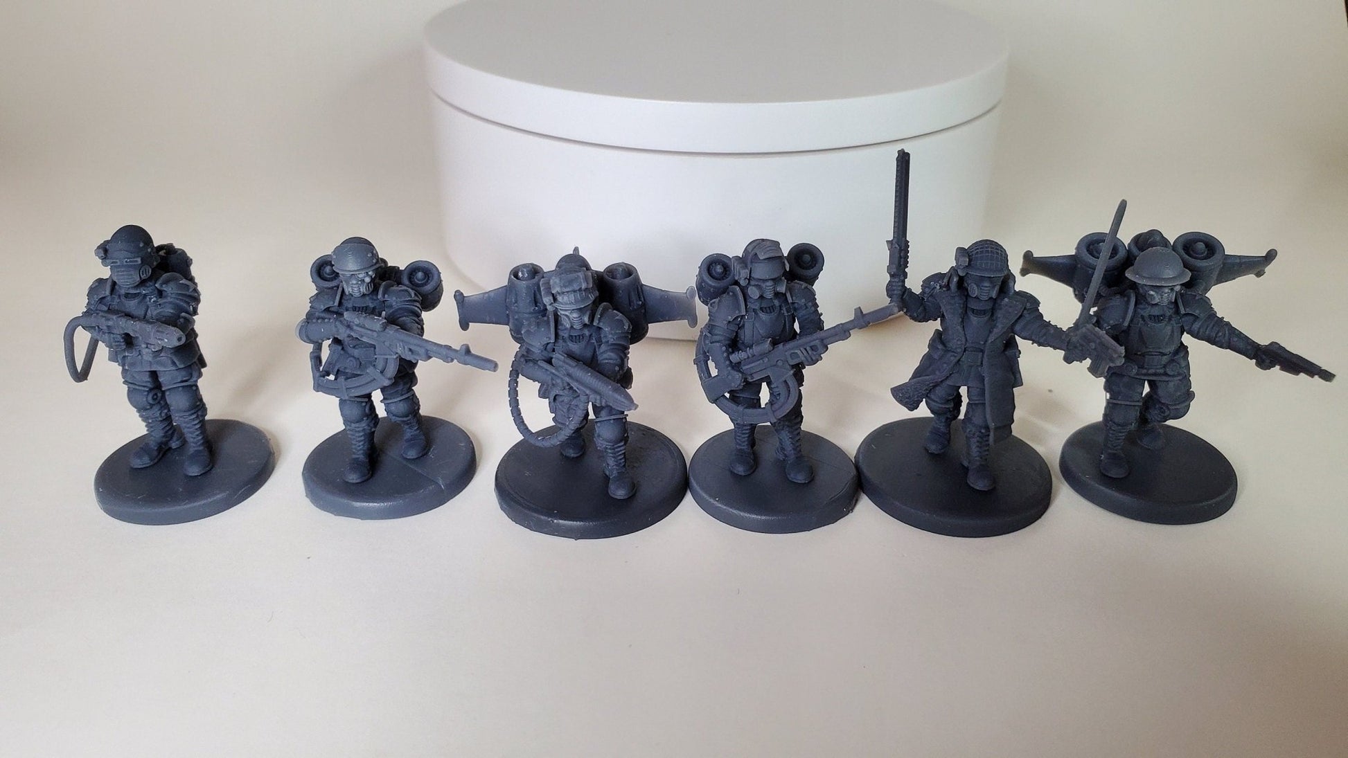 Drop Troopers Squad (Assembly Variant) - Concordian Starborne - Trisagion Models