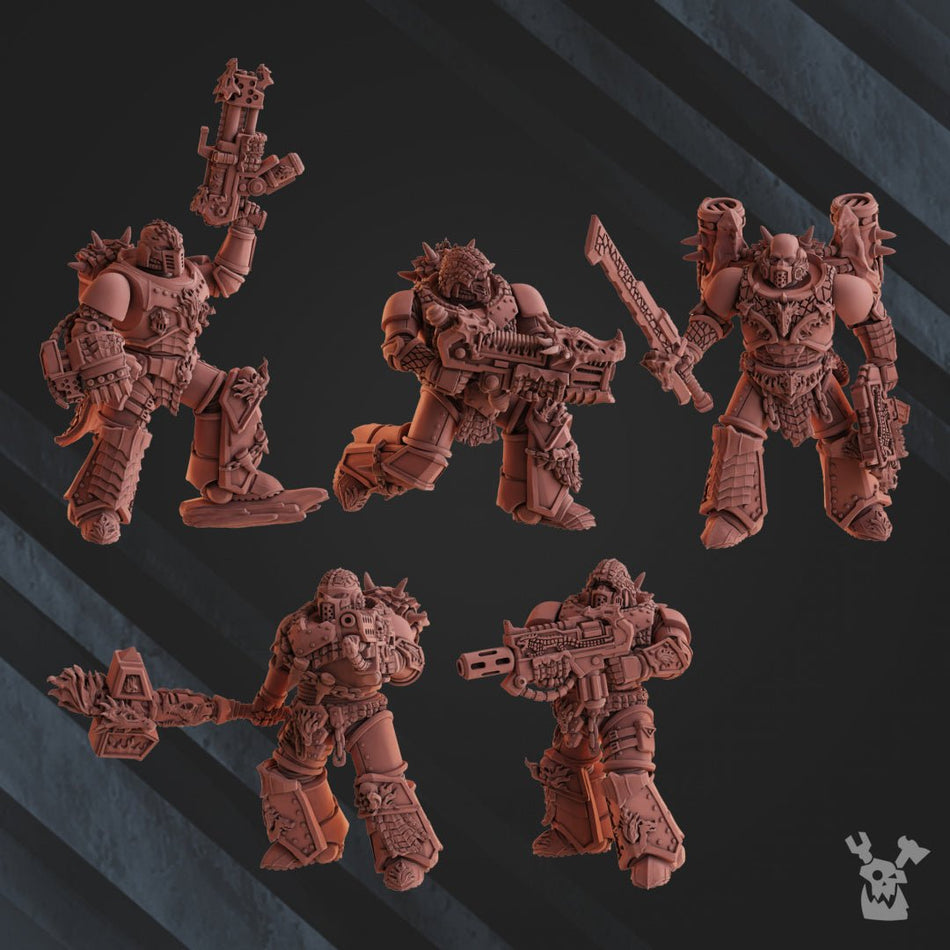 Fire Lizard Warriors Assembly Kit - Trisagion Models