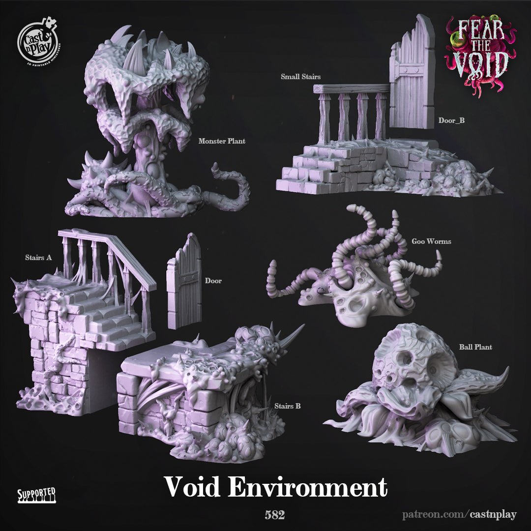 GooWorms - Void Environment - Fear The Void - Trisagion Models