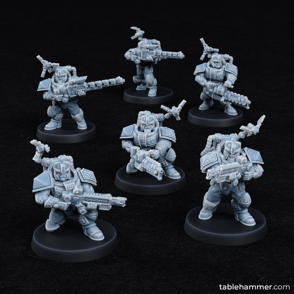 Heavy Weapons Specialists - Federation of Tyr - Trisagion Models