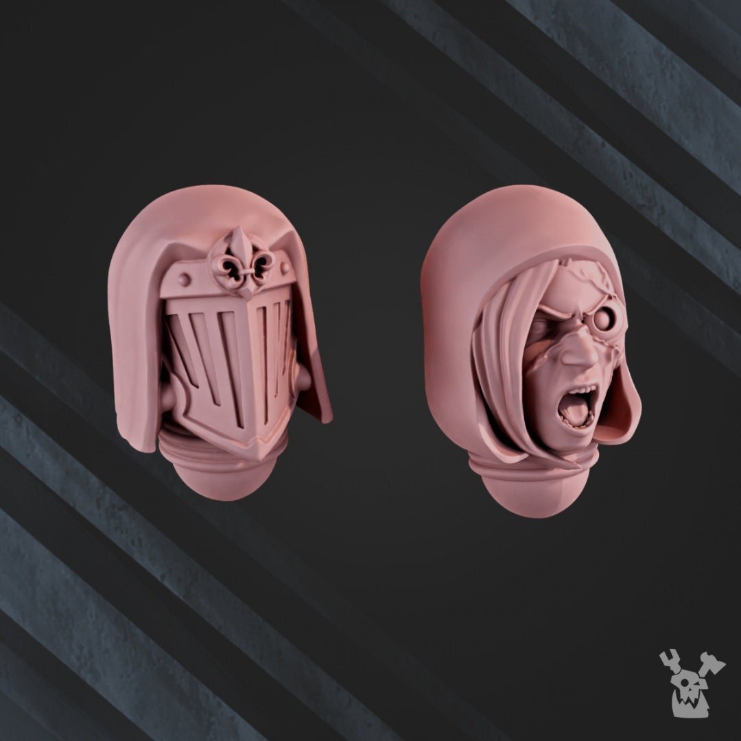 Heavy Weapons Team War Sisters Heads - Trisagion Models