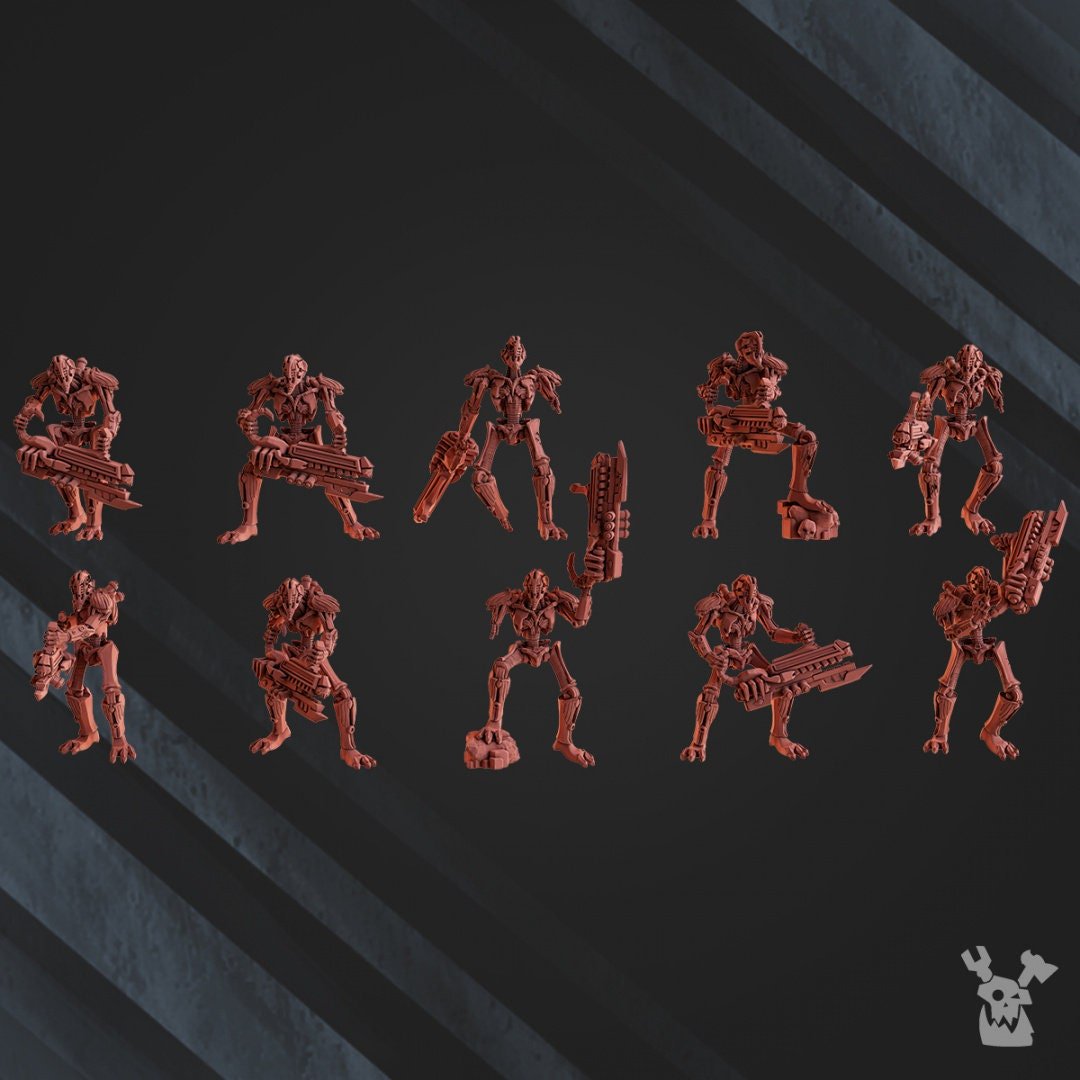 Infantry Squad - Robot Legions Warriors - Trisagion Models