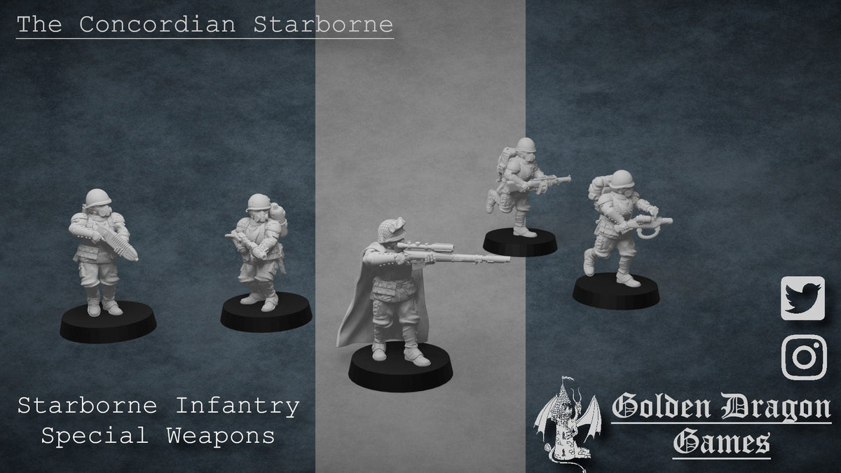 Infantry Squad Starborne Concordian Guardsmen - Trisagion Models