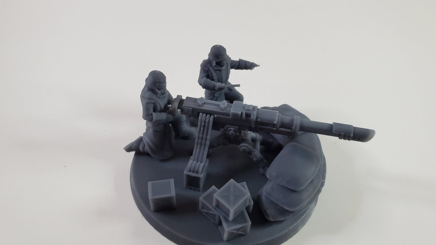 Lascannon Heavy Weapons Support Team Death Division - Trisagion Models