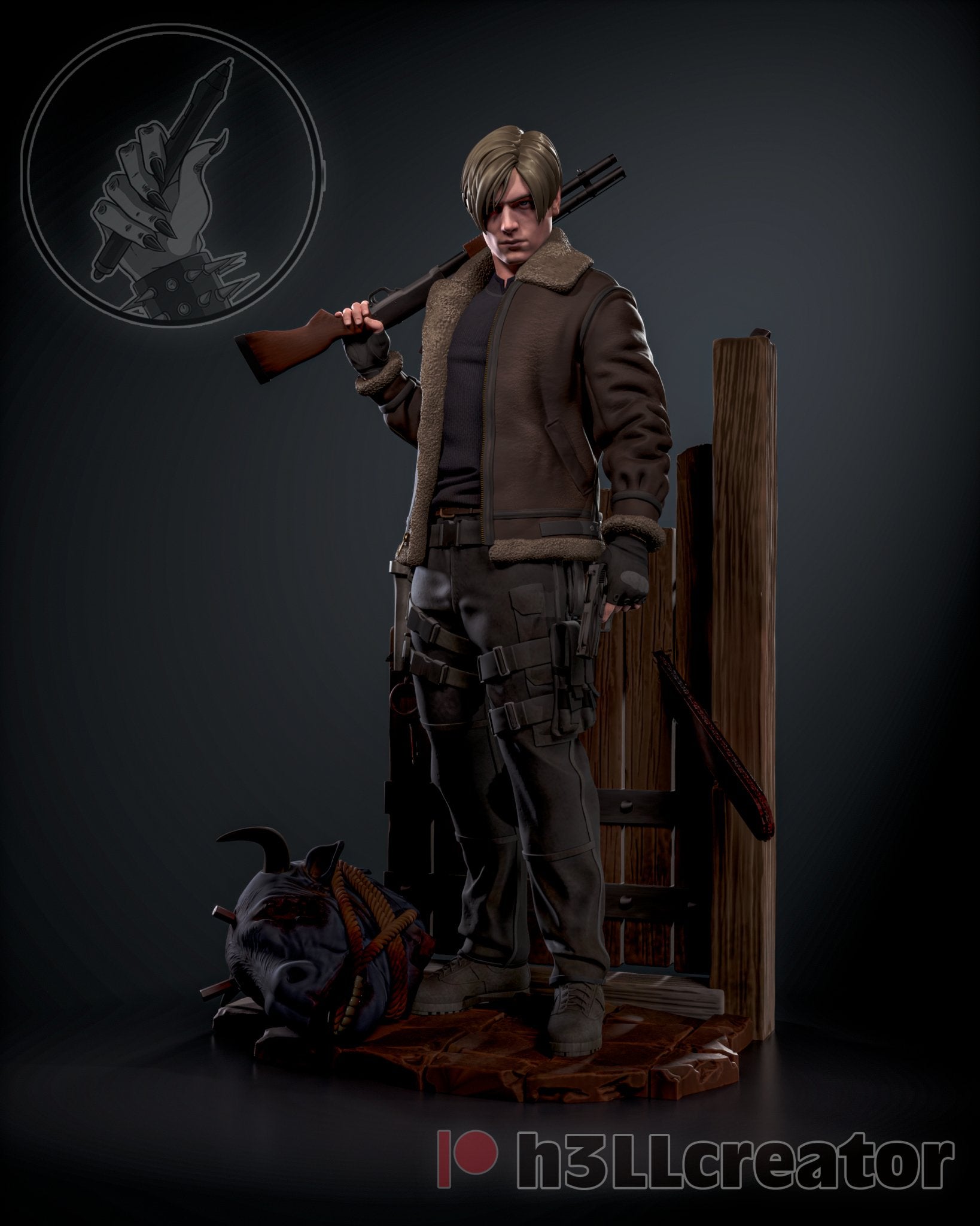 Leon Garage Kit Figure – Trisagion Models