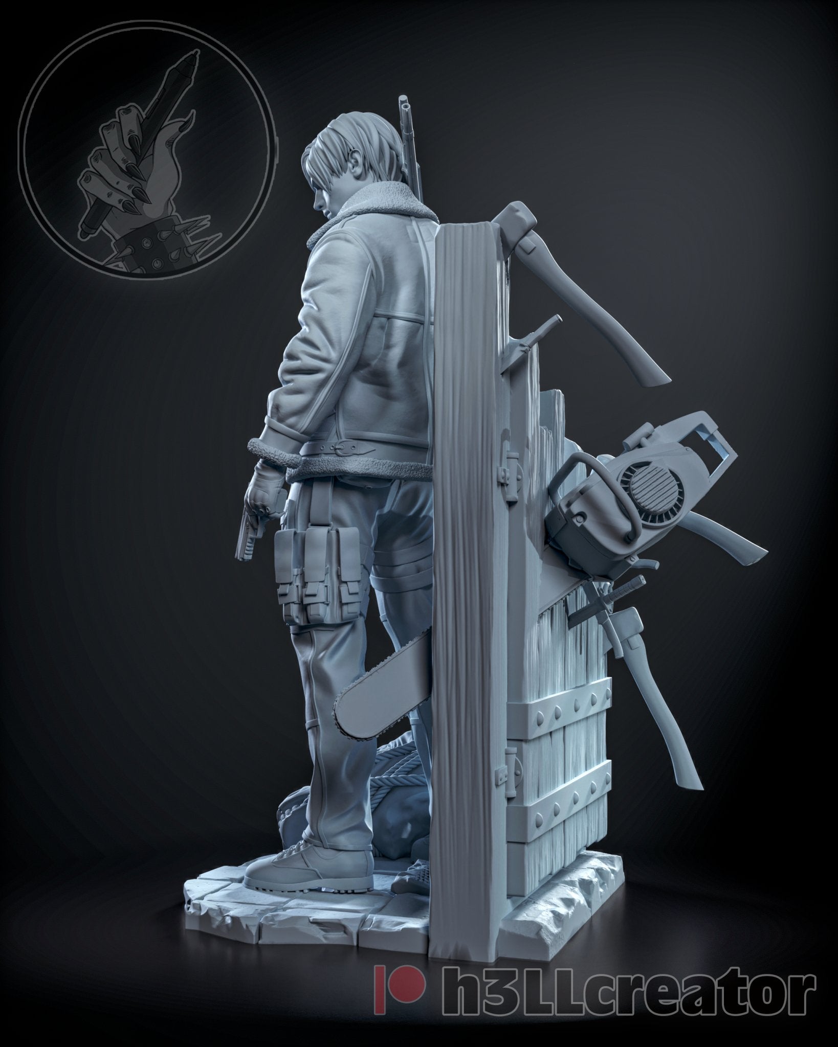 Leon Garage Kit Figure – Trisagion Models