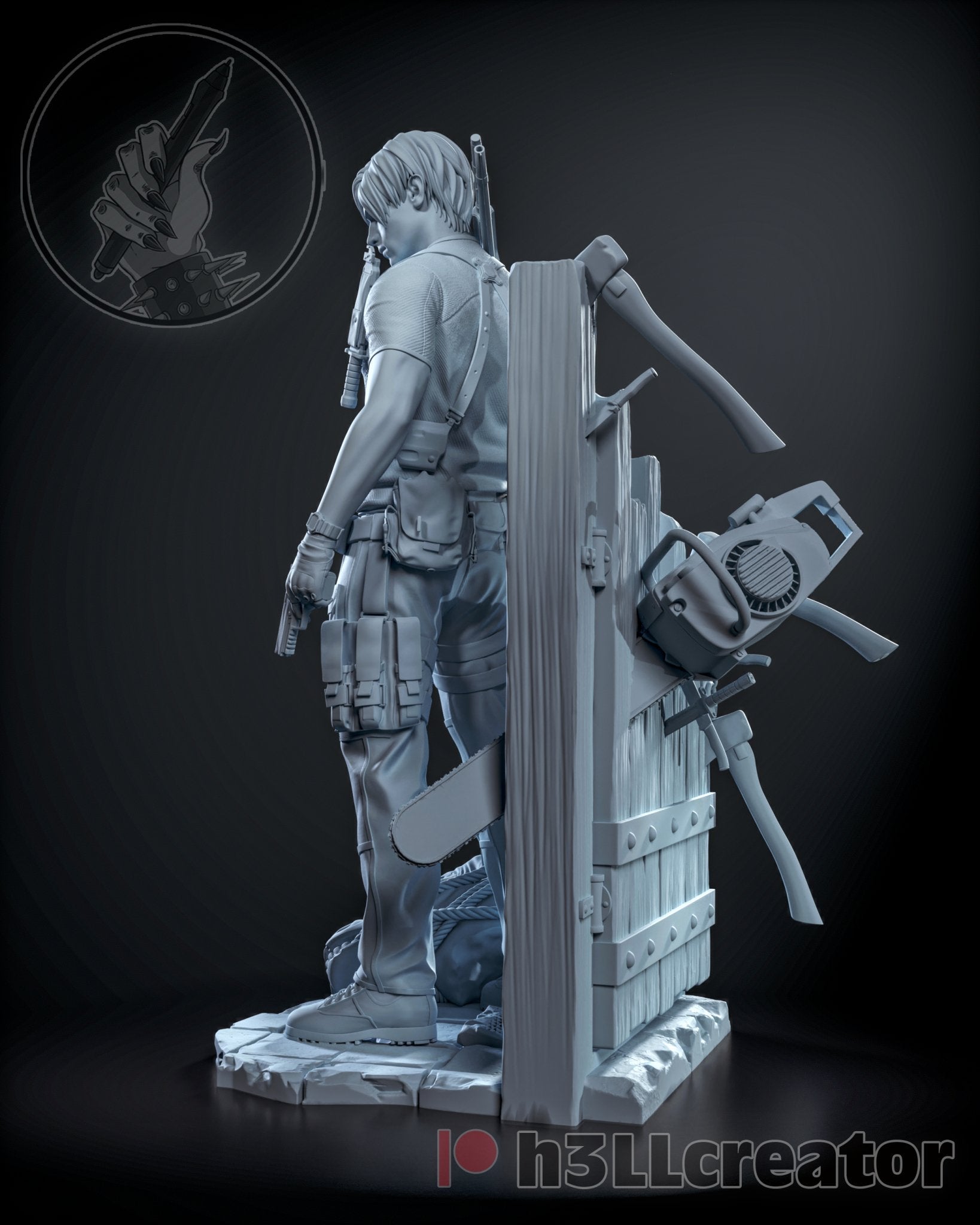 Leon Garage Kit Figure – Trisagion Models