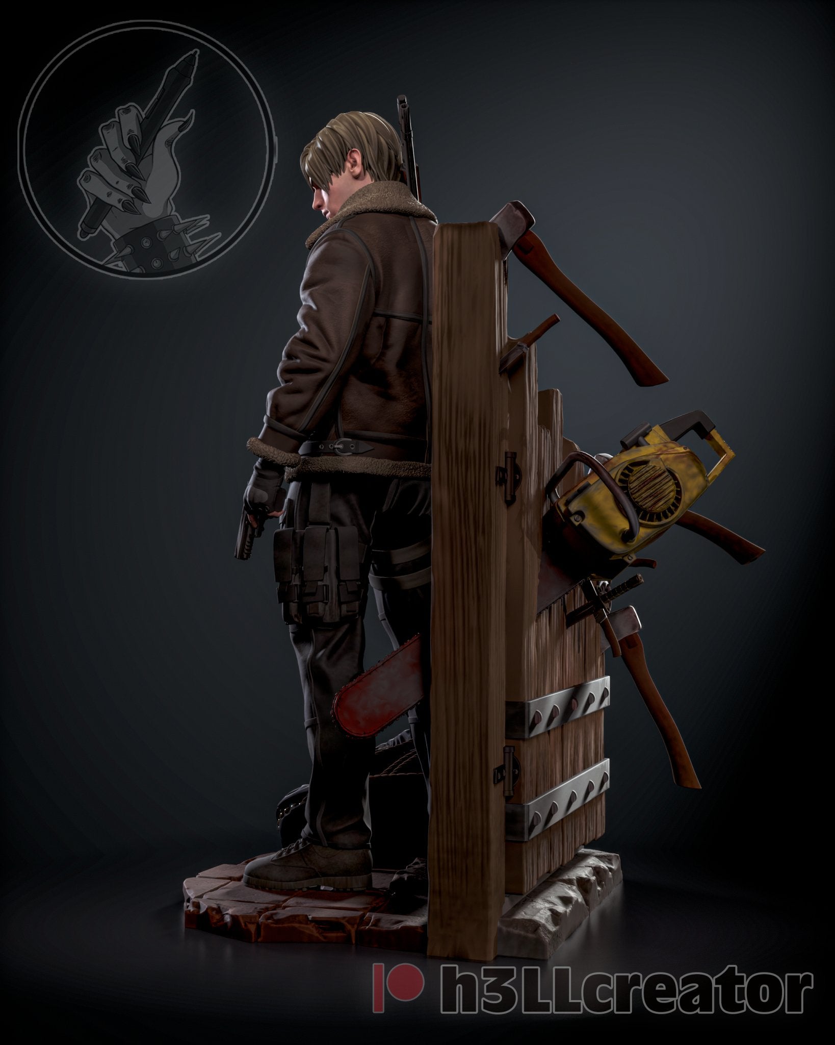 Leon Garage Kit Figure – Trisagion Models