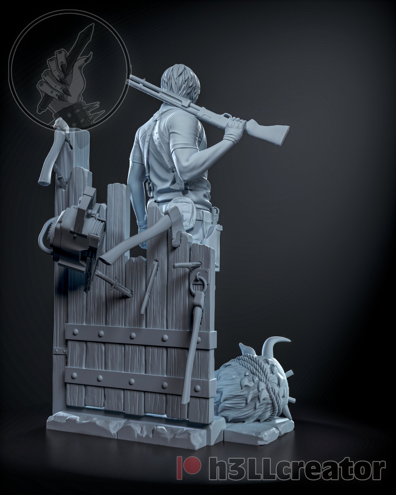 Leon Garage Kit Figure – Trisagion Models