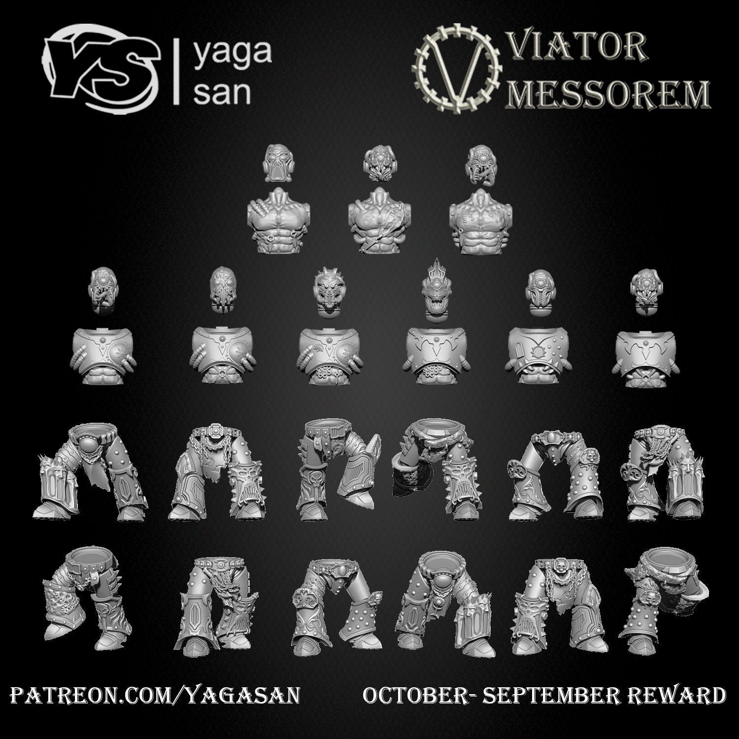Loud Warrior Kitbash Pack - Trisagion Models