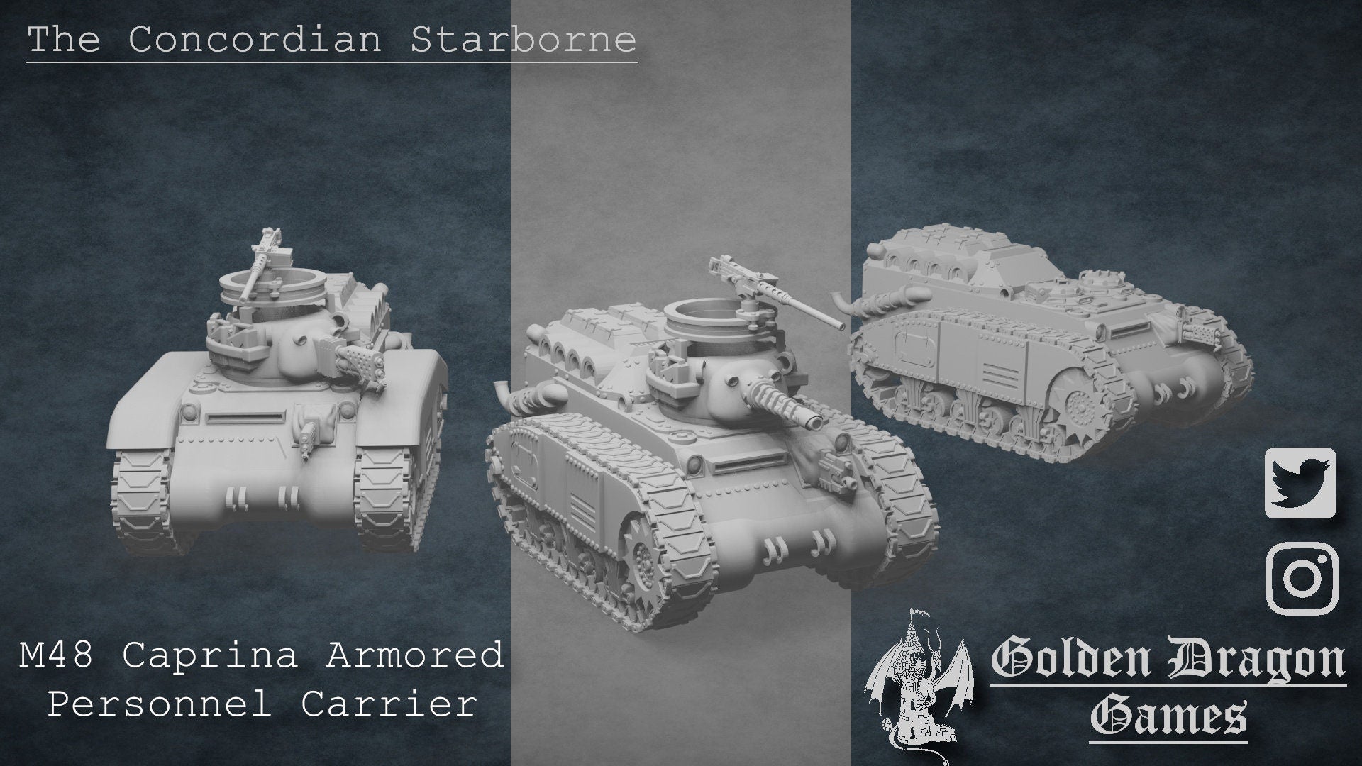 M48 Caprina Armored Personnel Carrier - Trisagion Models