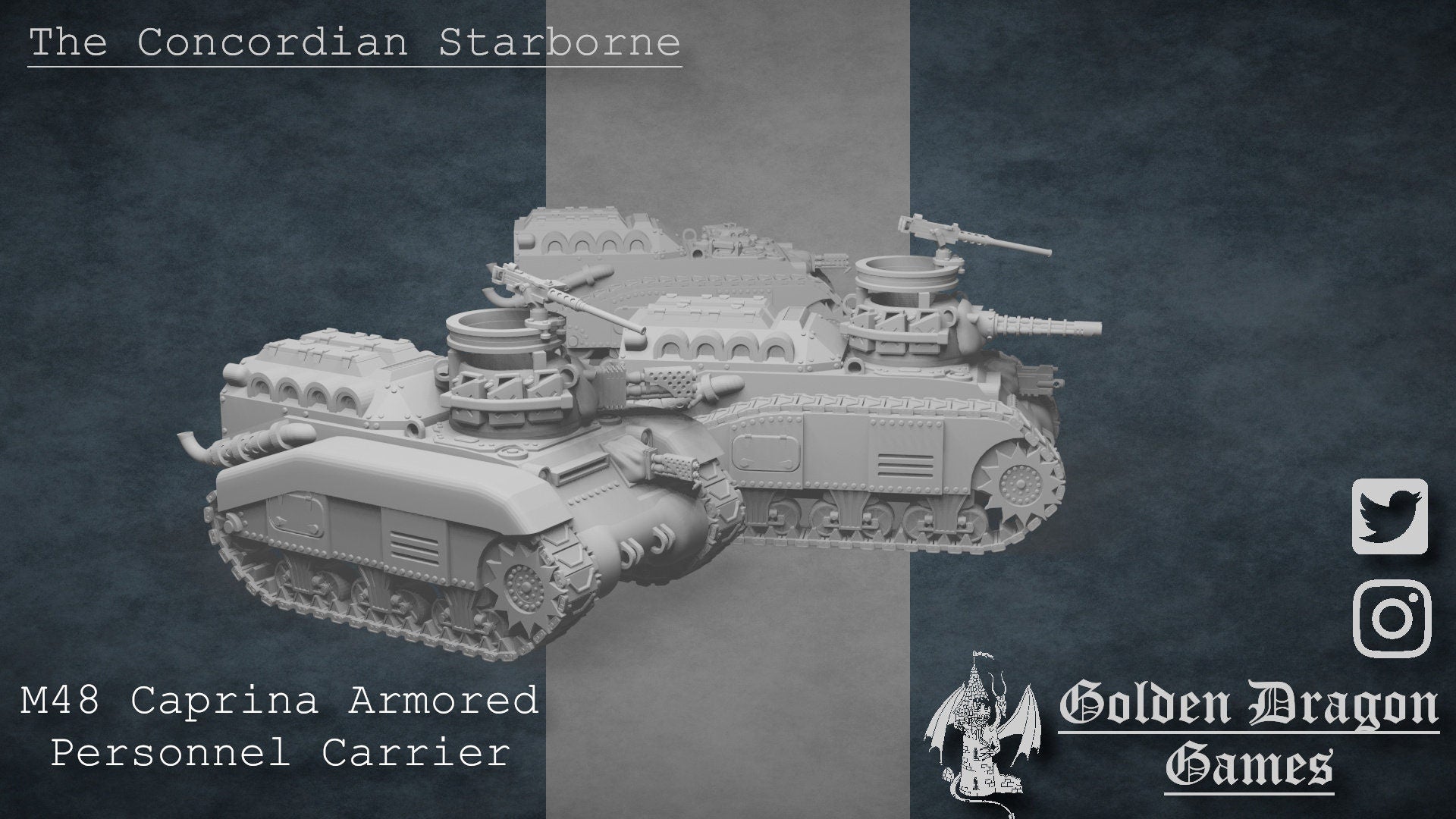 M48 Caprina Armored Personnel Carrier - Trisagion Models