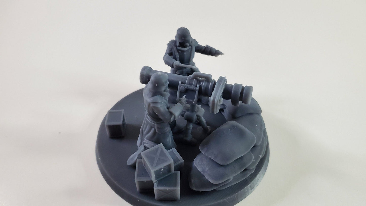 Missile Launcher Heavy Weapons Support Team Death Division - Trisagion Models