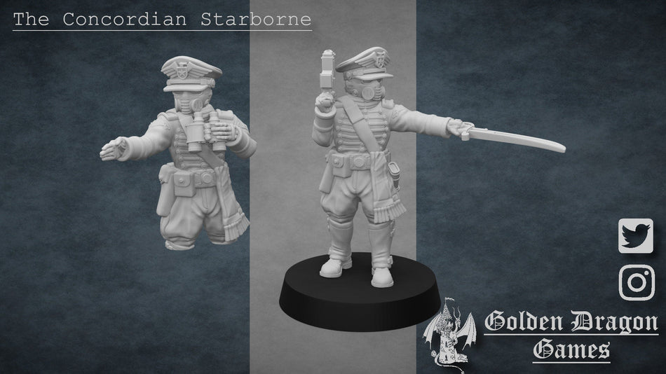 Morale Officer Concordian Starborne - Trisagion Models