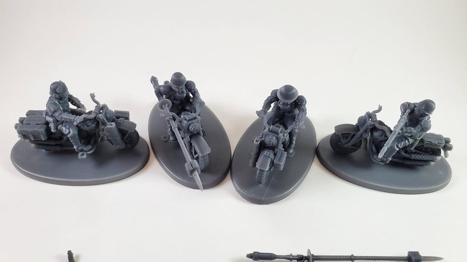 Motorcycle Corps Concordian Starborne Squad Death Riders - Trisagion Models