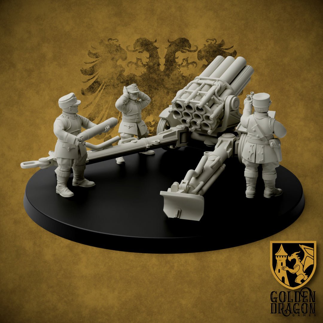 Ostarr Empire - Towed Artillery - Trisagion Models