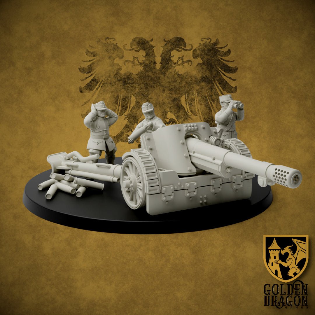 Ostarr Empire - Towed Artillery - Trisagion Models