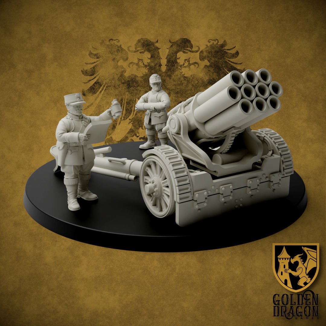 Ostarr Empire - Towed Artillery - Trisagion Models