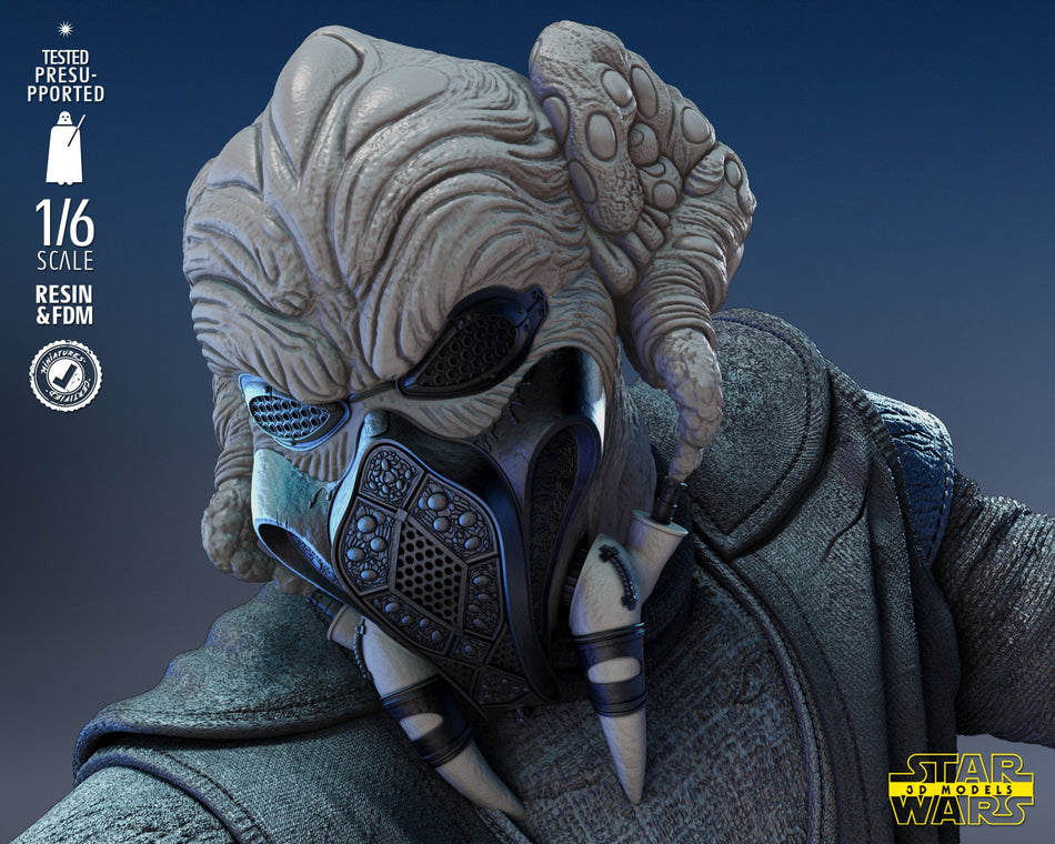 Plo Koon Statue - Trisagion Models