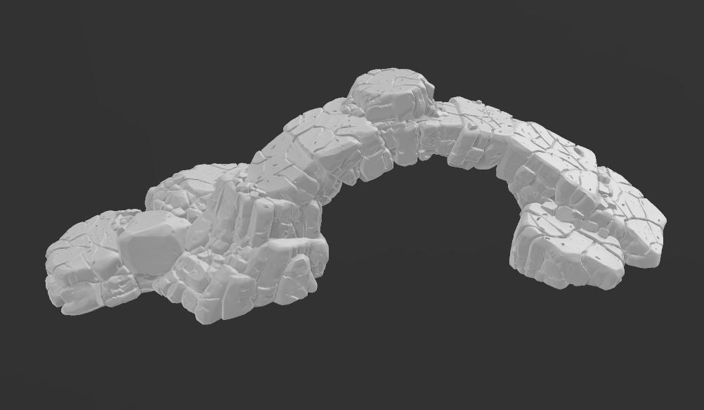 Rock Bridge E - Giant Arches & Bridges - Trisagion Models