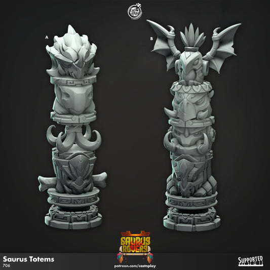 Saurus Totems - Saurus Rovers - Trisagion Models