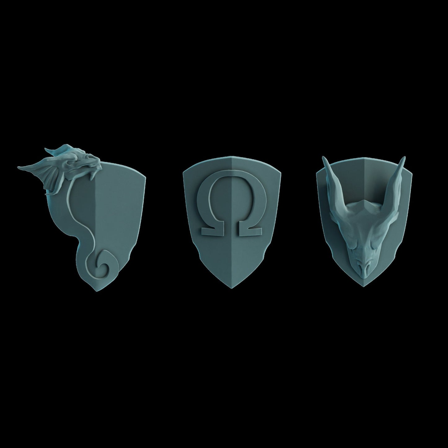 Shields & Shoulder Guards - Scylla Legion - Trisagion Models