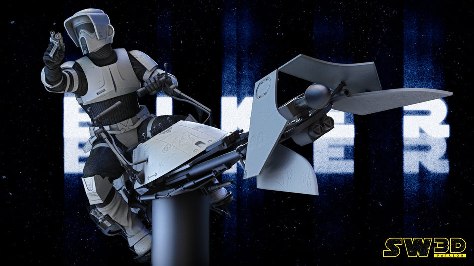 Storm Trooper Explorer Sculpture - Trisagion Models