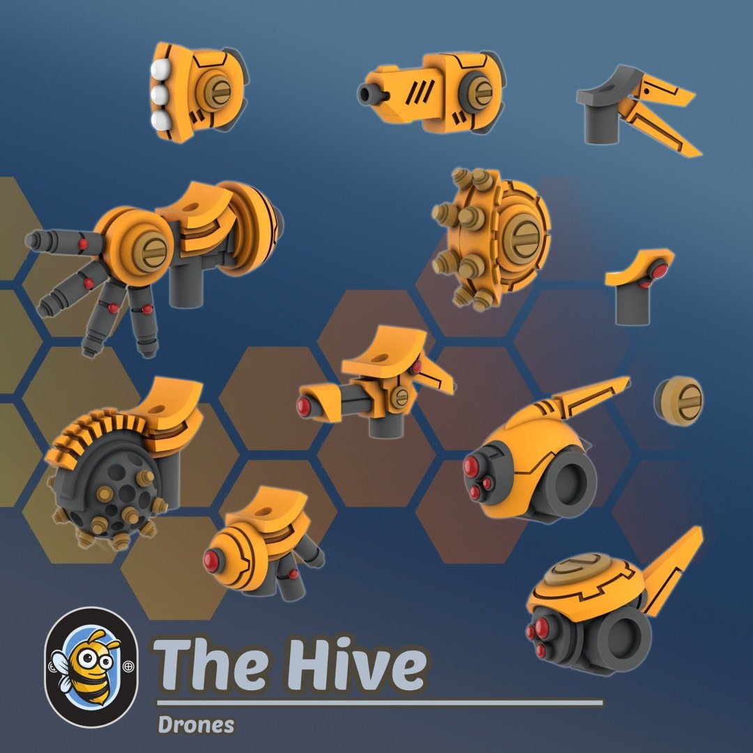 Support Drones - The Hive - Trisagion Models